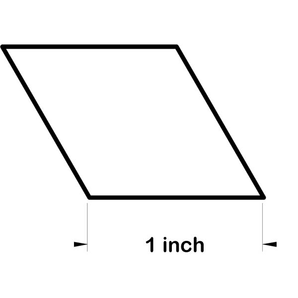 Diamond paper templates for patchwork Freezer paper diamonds